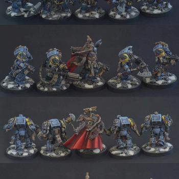 SPACE WOLVES WOLF GUARD TERMINATORS SPACE MARINES by bevulf