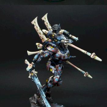 Cicero, the Eldar wraithknight by HopeRiver