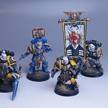 Sevrin Loth and Honour Guard by PowerhouseMiniatures