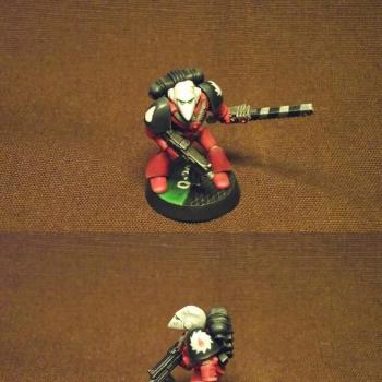 Flesh Tearers Rogue Trader space marine by ArmC