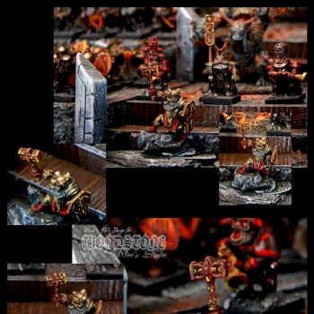 Dwarfs Warlord 1 by Woodstone