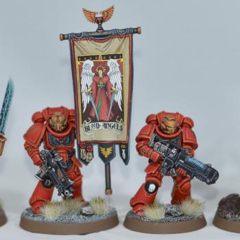 Blood Angels Primaris Honour Guard by DarianZG