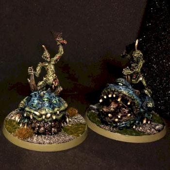 Plague toads of Nurgle by Graishak