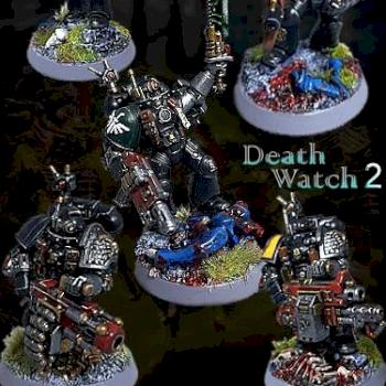 Death Watch veteran Kill team squad 2 by ronin074