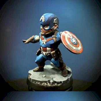 Chibi Cap [Marvel United - Captain America] by Musha