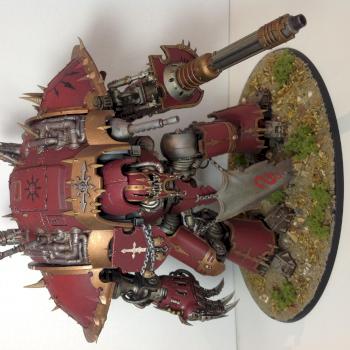 Chaos Knight Desecrator Warhammer 40k by Dad Paints Minis