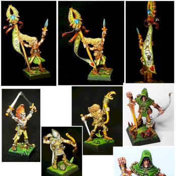 Skarloc's wood elf archers - Details by julien