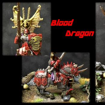 Blood Dragon on Chaos Steed by Graishak