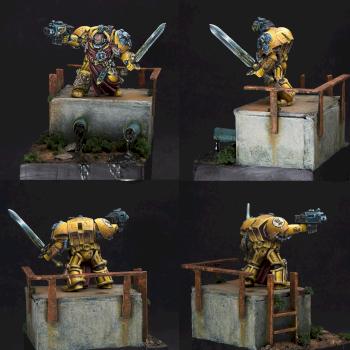 Imperial fist Captain by bortesnor