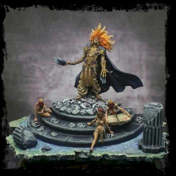 Lion Knight Kingdom death monster by Pierba