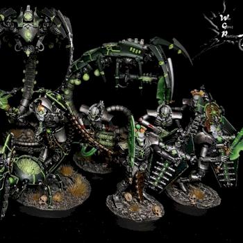 Forgebane - Necrons Army Warhammer 40K by CroWarGamePainting