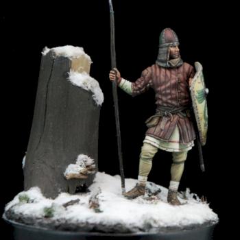 Norman Warrior 54 mm, Battle of Hastings, winter setting by SzymonR