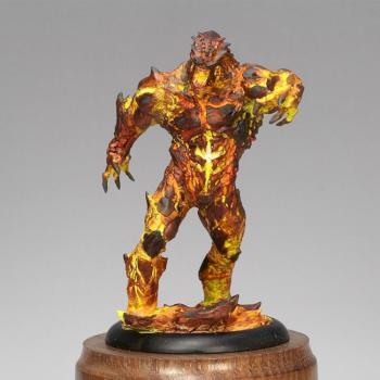 Greater Fire Elemental by Khonner