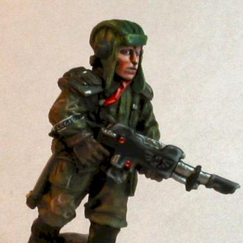 Imperial Guard Penal Legion Tank Crewman by DukeSparta