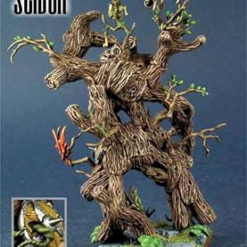 WARHAMMER Wood Elf Treeman CONVERTED and PAINTED by Scibor