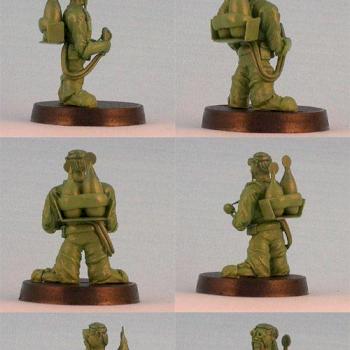 Fish-Dog Workshop Sculpted Grumb's Dwarven Inventor by Itchy