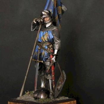 French Knight with flag, 1346 by Philippe