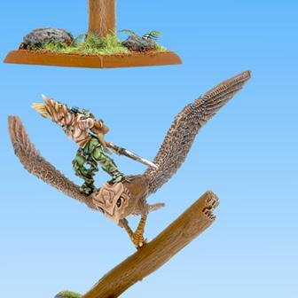 Wood Elf Warhawk Riders by Perfectus Art Studio