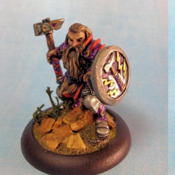 Dwarf Warror turned Wizard - Bjorn, Dwarven Warrior by Werner Klocke by Shoshie