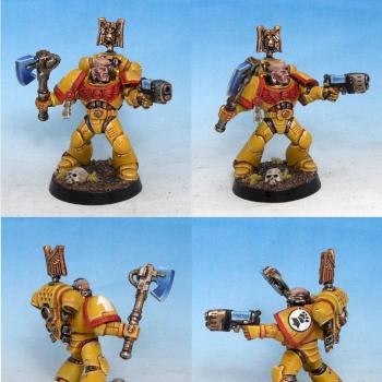 Imperial Fists Sergeant by Wickedcarrot