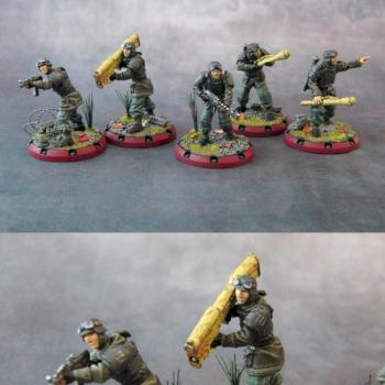 Dust Tactics-Axis-Battle Grenadiers by Cybaer