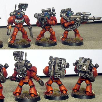 Blood Angels Devastator Squad by MrPickles