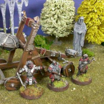 lord of the rings mordor catapult by darkrealm miniatures