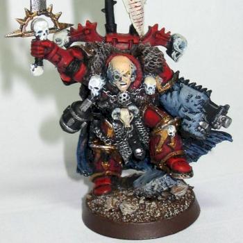 Word Bearer force captain by carboonix