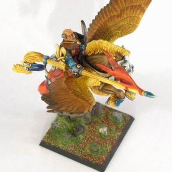 Bretonnian Hero on Pegas by pucis