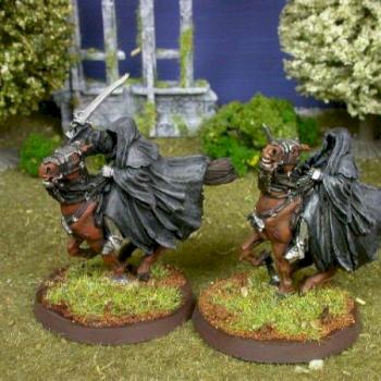 LOTR mounted ringwraiths by darkrealm miniatures