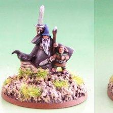 Gandalf & Bilbo 10mm - Battle of the Five Armies - Warmaster Size by Boseafus