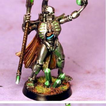 Necron Lord with Resurrection Orb by paint me