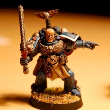 My 1st Space Marine Sergeant - Black Reach by skathe