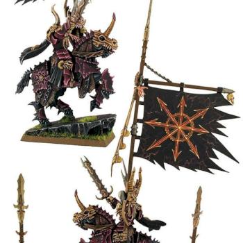 Chaos Exalted Hero BSB on Chaos Steed by dargo000