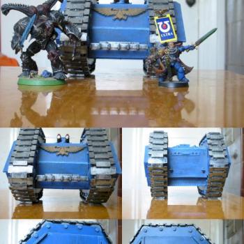 Ultramarines Land Raider MK I by kabaddon