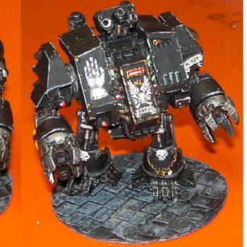 Dreadnought / Cybot der Iron Hands mit Freehand by Paule