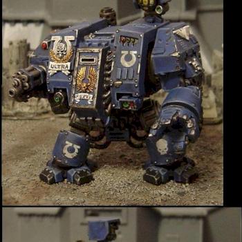 Ultramarine Dreadnought by buffnerd