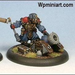 Khador Mortar Crew by funkyyuzzam