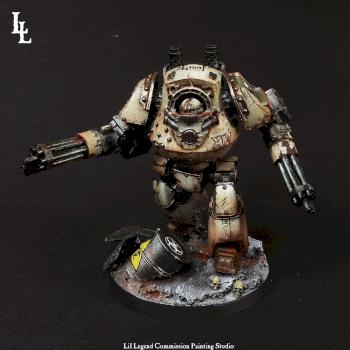 Deathguard Contemptor Dreadnought Commission by Lil'Legend Studio by lilloser