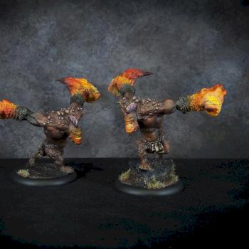 Pyre trolls by paintordieminiatures