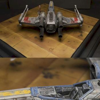 Arrival on Bespin - Bandai 1:72 X-Wing by Nordgrot