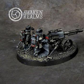 Imperial Guard Astra Militarium Death Korps of Krieg Lascannon Teams by Awaken Realms