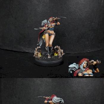 Kingdom Death - Pinup Spider Silk Assassin by Wondercat