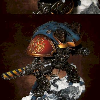 Space Wolves Imperial Knight by Lan Studio