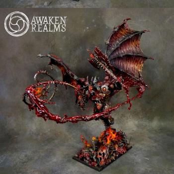 Chaos Daemons gory Bloodthirster of Khorne by Awaken Realms