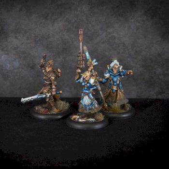 Cygnar warcasters by paintordieminiatures