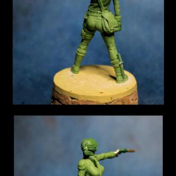 Sally Not Yet Dead Miniatures Sculpt 50mm by Savagemind666