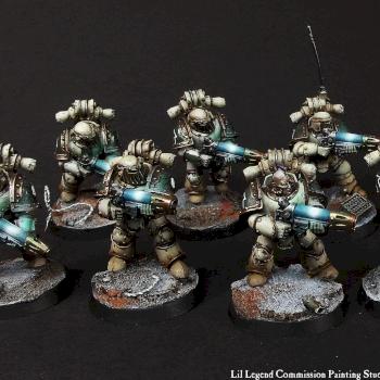 Deathguard Support Plasma Squad Commission by Lil'Legend Studio by lilloser