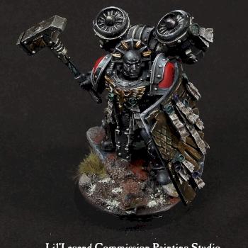 Aquilante Faustino Blood Angels Horus Heresy Chaplain by lilloser