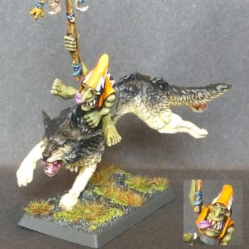 Goblin Shaman on Wolf (Messi) by cb_rex